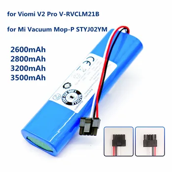 14.4 V 2600mAh 18650 lityum iyon batarya için Vio mi V2 Pro V-RVCLM21B ve mi vakum Mop-P STYJ02YM Robot VacuumReplacement Pil