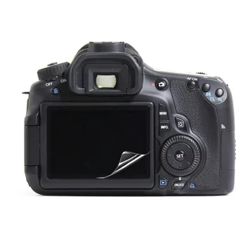 3 x Temizle PET LCD Ekran Koruyucu Kapak için Canon EOS 60D 600D 550D M M2 Öpücük X5 X4 Rebel T3i T2i koruyucu film Koruma