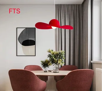 Italyan modern minimalist İskandinav yaratıcı dokulu şapka avize oturma odası yemek odası avize giyim mağazası avizeler