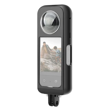 Için Insta360 X3 PULUZ Metal Koruyucu Kafes Rig Konut Çerçeve için Lens Koruyucu ile Insta360 X3