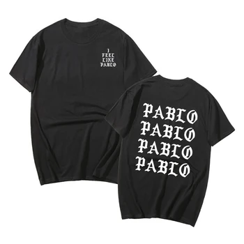 Kanye West Pablo T shirt Erkek Gibi Hissediyorum Paul Rapçi erkek Kadın Moda Pamuklu T-shirt Çocuk Erkek Gömlek Kız Hip Hop Tees Tops