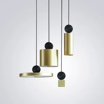 LukLoy LED Modern kolye ışıkları Nordic tasarımcı kolye ışık mutfak oturma odası Loft bar Minimalist asılı lamba kolye lamba