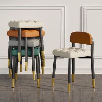 Oturma Odası Boş Sandalye Rahatlatıcı Yemek Otel Zemin Tasarım Sandalye Modern Bekleme Restoran Ofis Muebles mutfak mobilyası