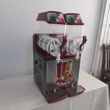 Slushie Makinesi 12L 24L 36L Ticari Buz Gibi Meyve Suyu Smoothie Slush Makinesi Ev Dondurulmuş İçecek Dağıtıcı otomat