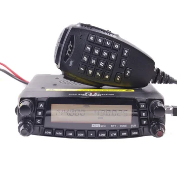 TYT TH-9800 Artı Dört Bantlı Araç Radyo İstasyonu + Anten / Kablo 50W VHF UHF Mobil Radyo Walkie Talkie Araba Anten Kablosu İle Mikrofon