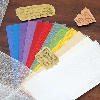 Yaratıcı vintage el kitabı pullar kağıt çift taraflı kabartmalı 30 levhalar karalama defteri günlüğü günlüğü DIY