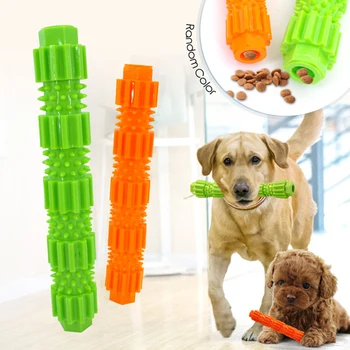 Yeni Dayanıklı Pet Köpek Çiğnemek Oyuncak Agresif Çiğneme Tedavi Dağıtım Kauçuk Diş Temizleme Gıcırdıyor Yumuşak Elastik Kauçuk Köpek Oyuncak