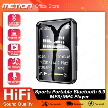 Yüksek kaliteli mp3 плееры MP3 çalar Bluetooth tam ekran Walkman 16 GB kayıpsız HİFİ müzik çalar Taşınabilir MP4 video oynatıcı FM